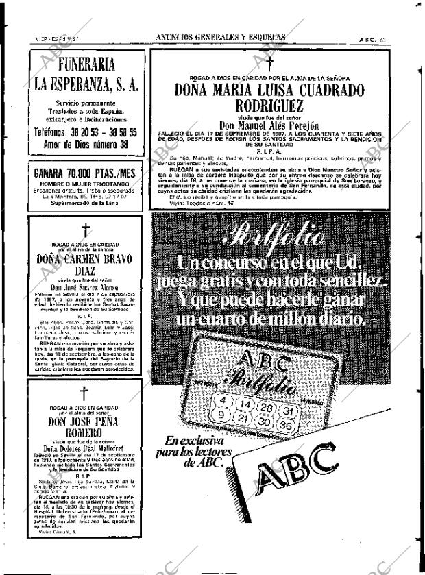 ABC SEVILLA 18-09-1987 página 63