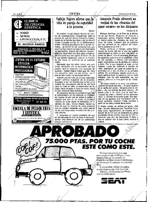 ABC SEVILLA 20-09-1987 página 52