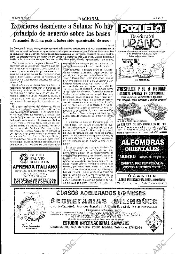 ABC MADRID 21-09-1987 página 21