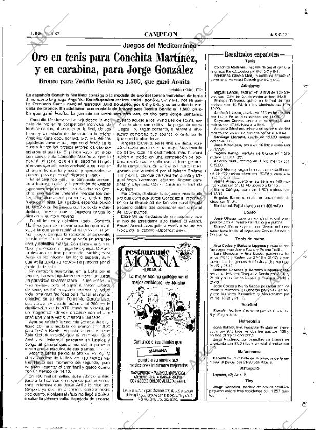 ABC MADRID 21-09-1987 página 71