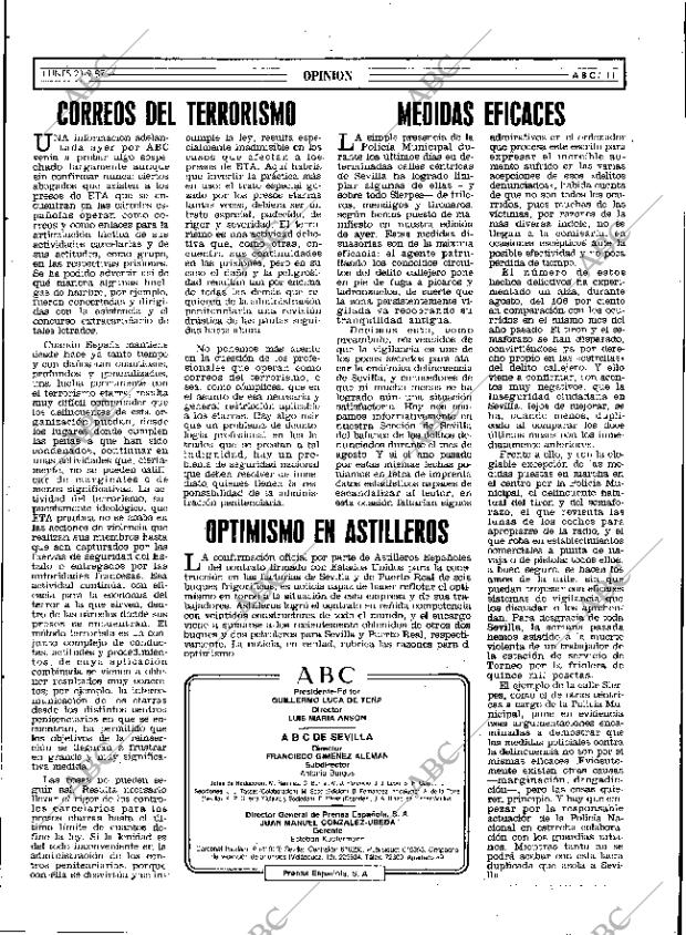 ABC SEVILLA 21-09-1987 página 11