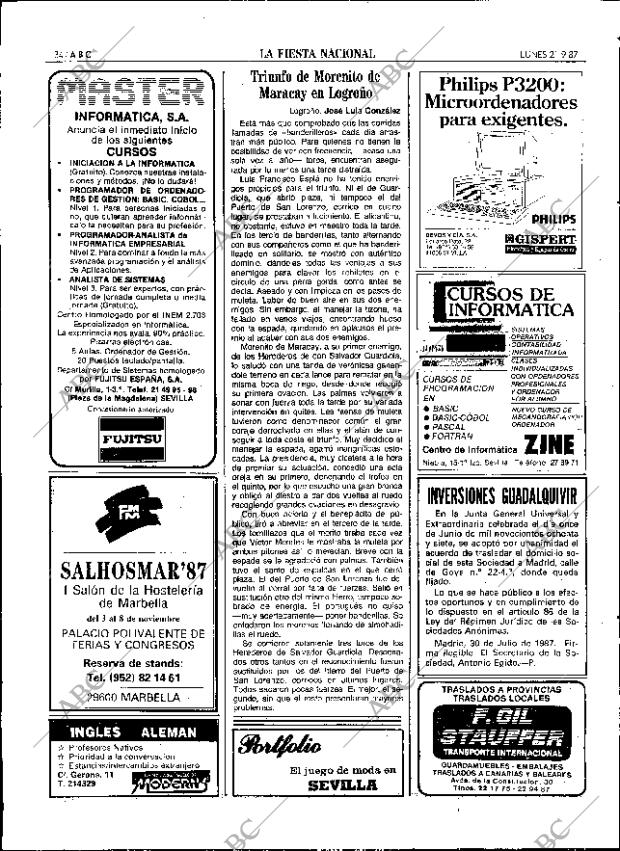 ABC SEVILLA 21-09-1987 página 34