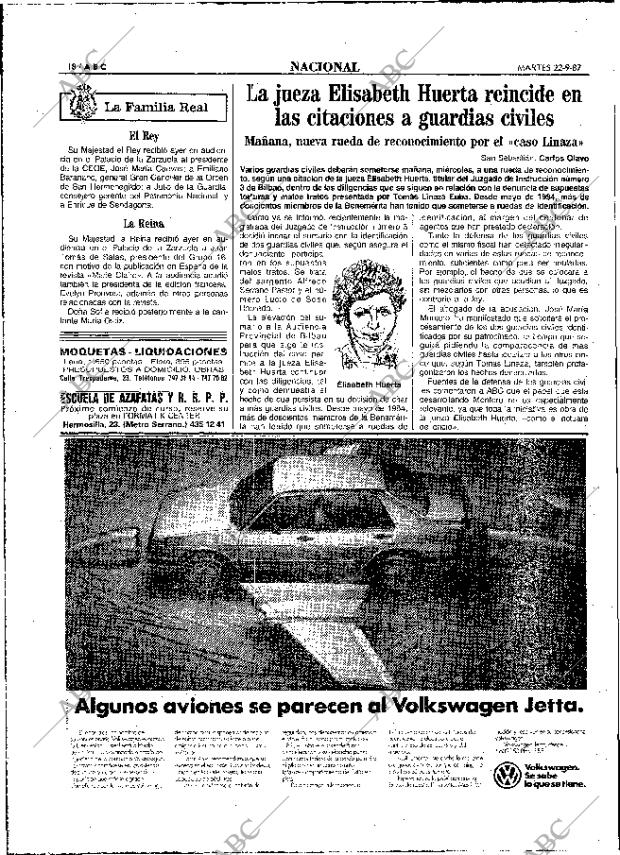ABC MADRID 22-09-1987 página 18
