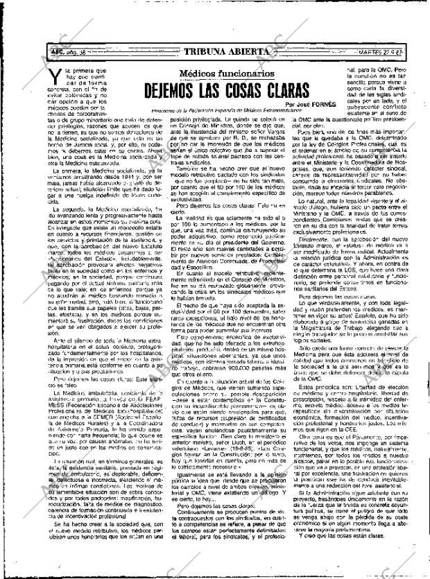 ABC MADRID 22-09-1987 página 38