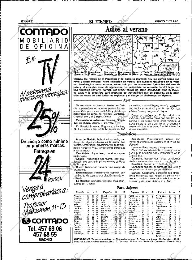 ABC MADRID 23-09-1987 página 42