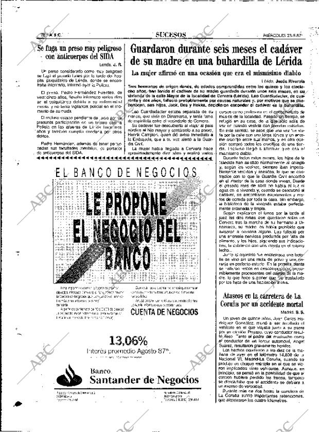 ABC MADRID 23-09-1987 página 78