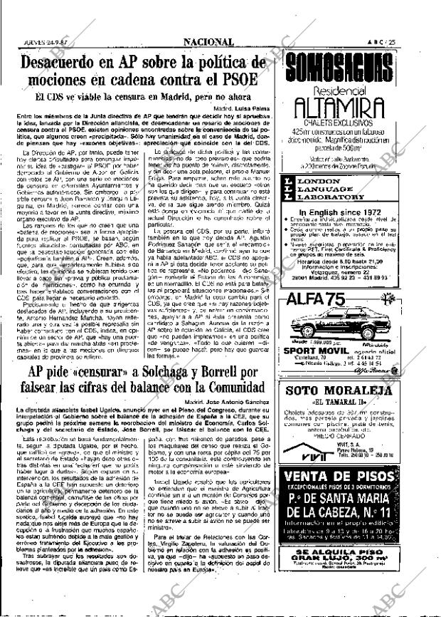 ABC MADRID 24-09-1987 página 25