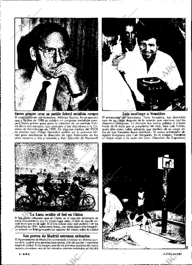 ABC MADRID 24-09-1987 página 8