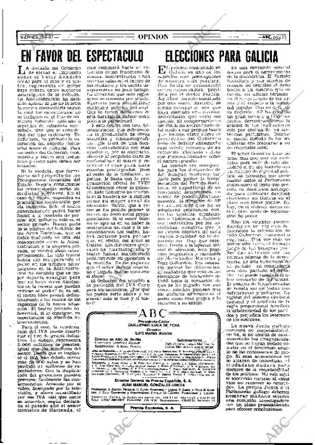 ABC MADRID 25-09-1987 página 15