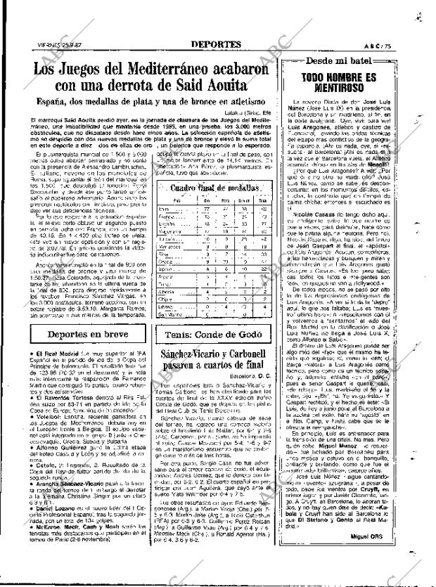 ABC MADRID 25-09-1987 página 75