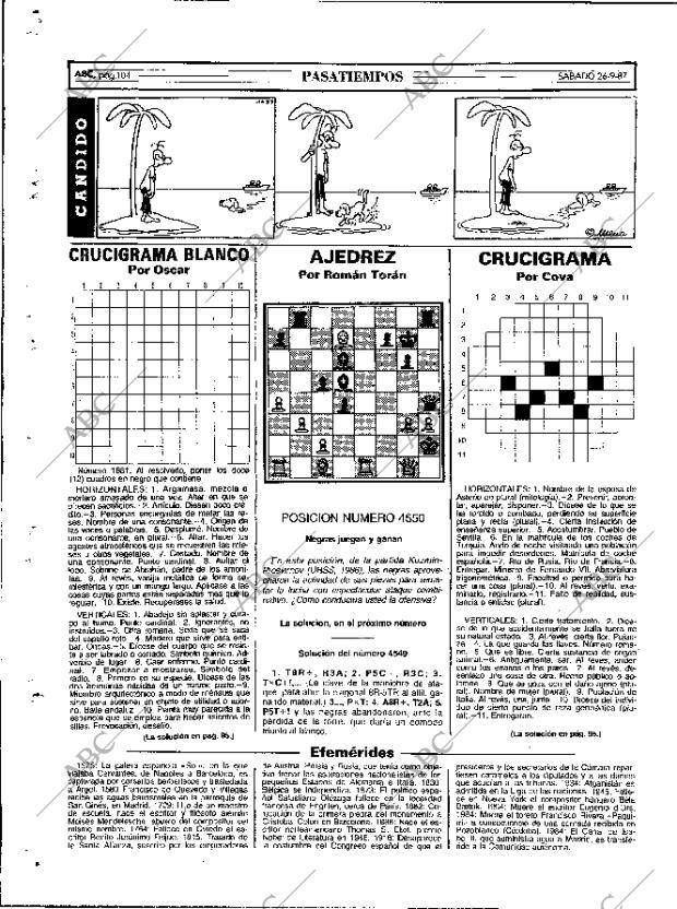 ABC MADRID 26-09-1987 página 104