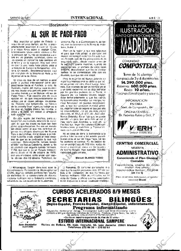 ABC MADRID 26-09-1987 página 31