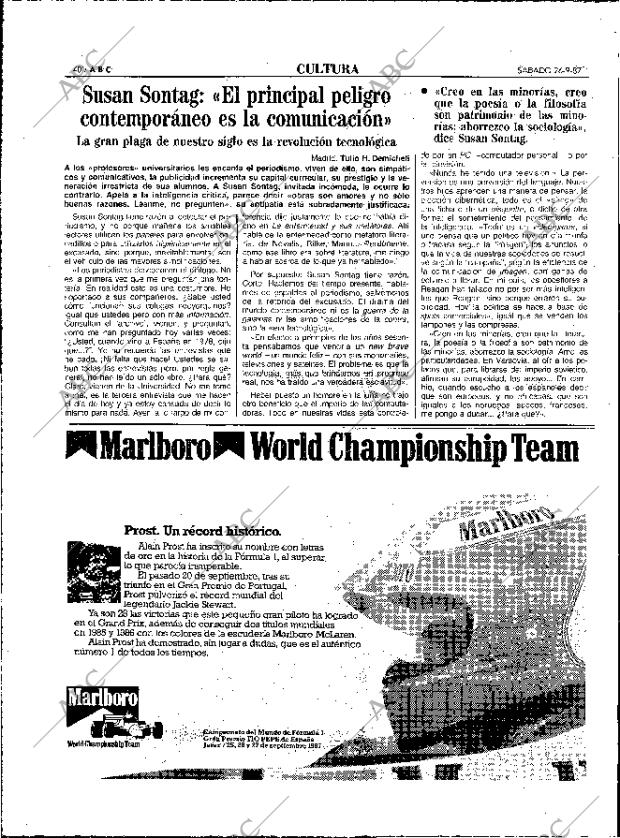 ABC MADRID 26-09-1987 página 40