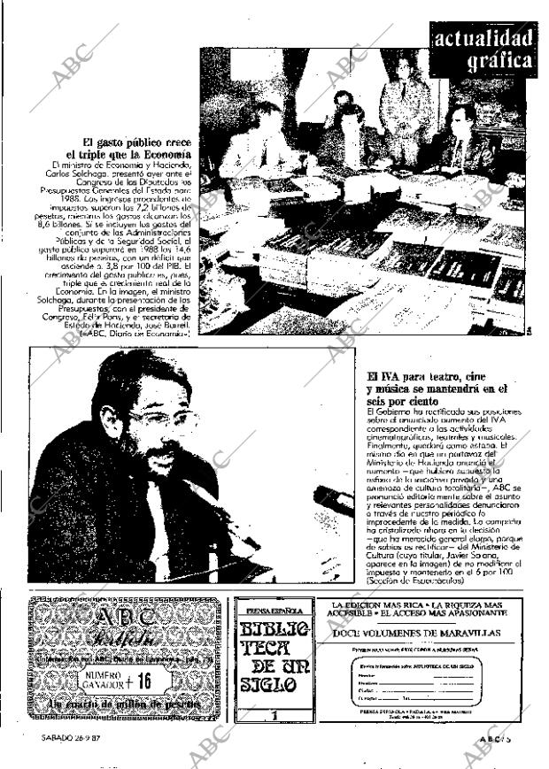 ABC MADRID 26-09-1987 página 5