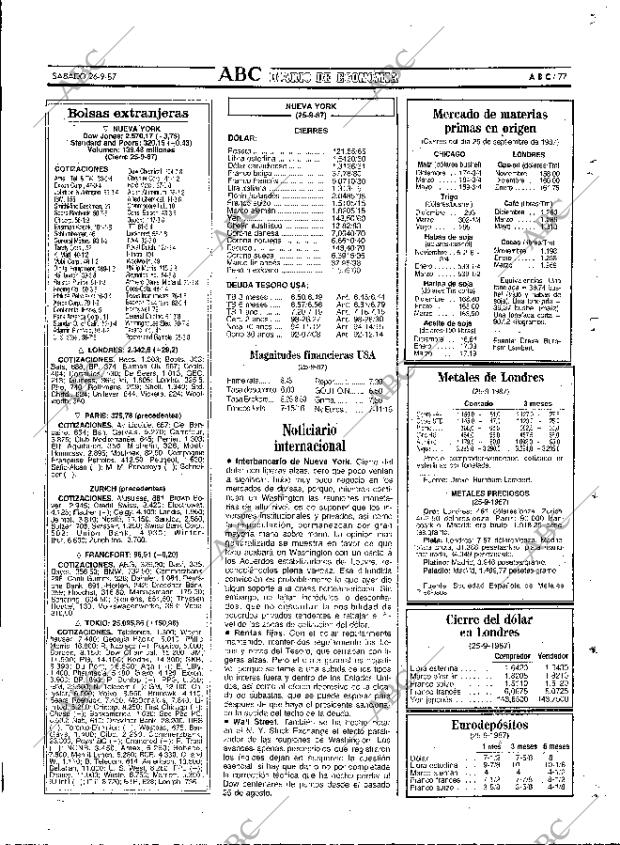 ABC MADRID 26-09-1987 página 77