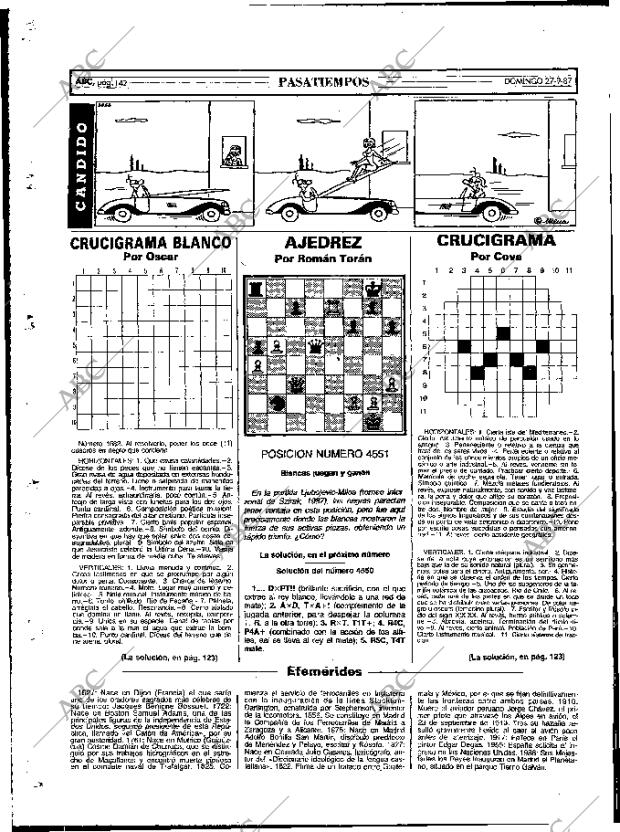 ABC MADRID 27-09-1987 página 142