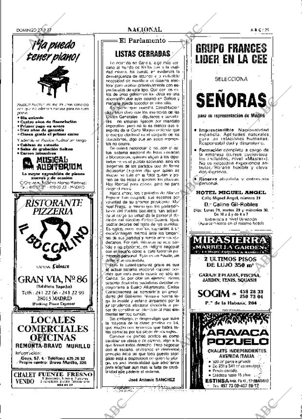 ABC MADRID 27-09-1987 página 39
