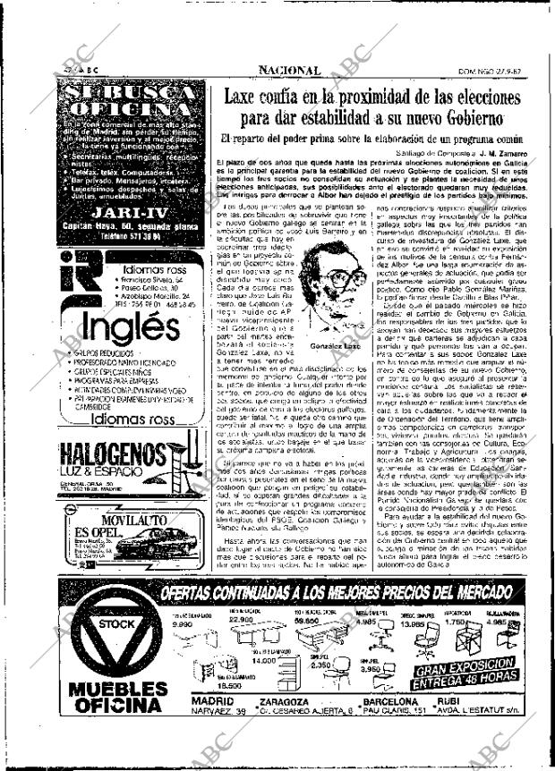 ABC MADRID 27-09-1987 página 42