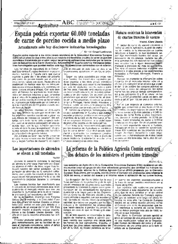 ABC MADRID 27-09-1987 página 87