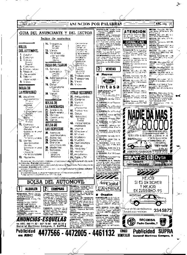 ABC MADRID 28-09-1987 página 109