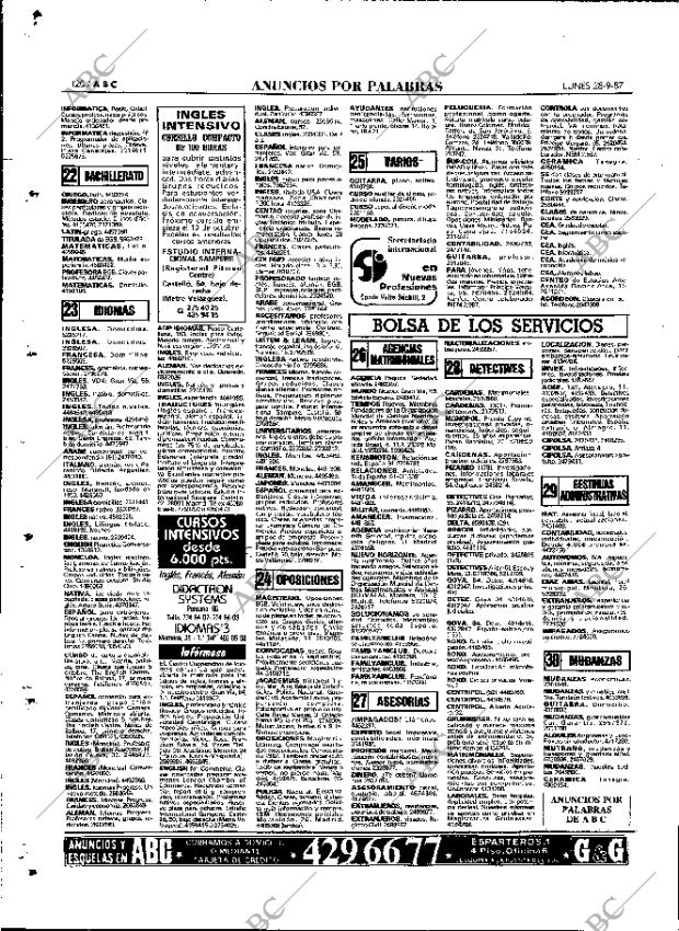 ABC MADRID 28-09-1987 página 120
