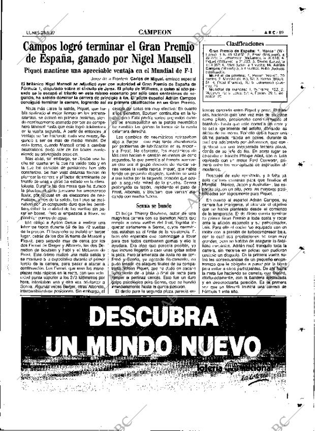 ABC MADRID 28-09-1987 página 89