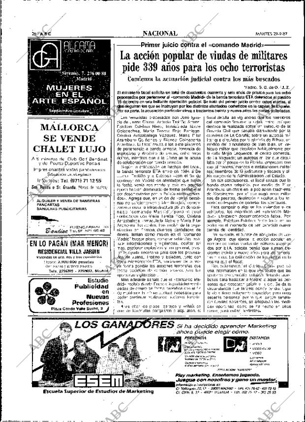 ABC MADRID 29-09-1987 página 26