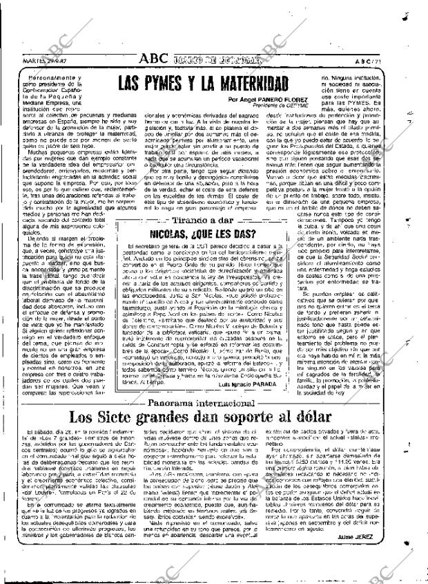 ABC MADRID 29-09-1987 página 71