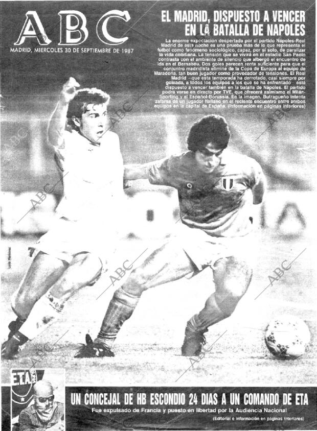 ABC MADRID 30-09-1987 página 1