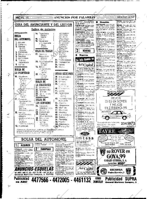 ABC MADRID 30-09-1987 página 100