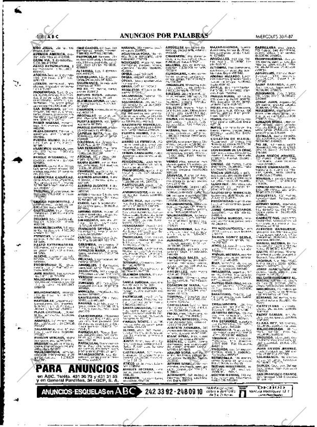 ABC MADRID 30-09-1987 página 108