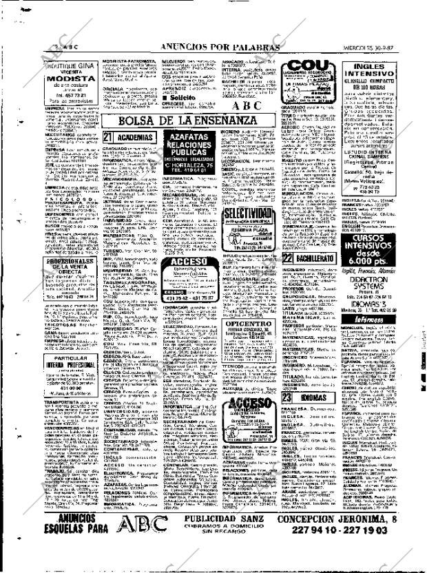 ABC MADRID 30-09-1987 página 112