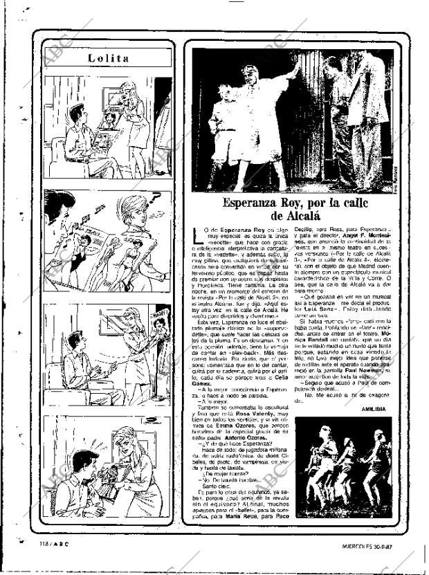 ABC MADRID 30-09-1987 página 118