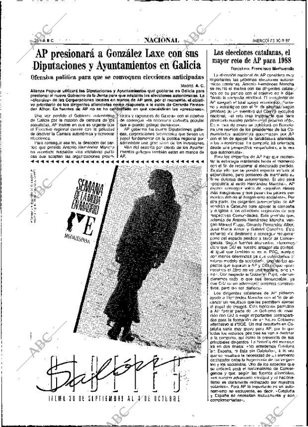 ABC MADRID 30-09-1987 página 26