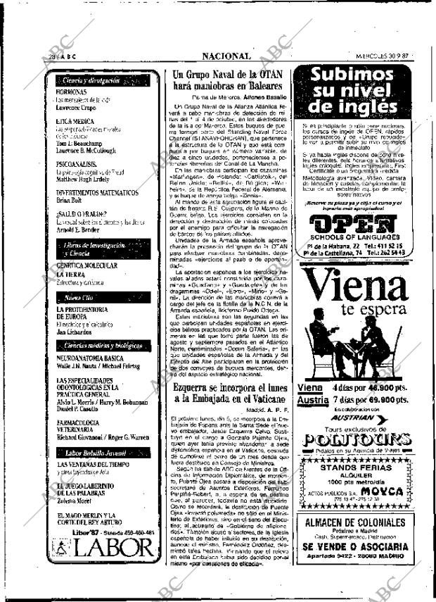 ABC MADRID 30-09-1987 página 28