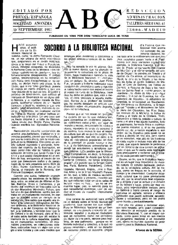 ABC MADRID 30-09-1987 página 3