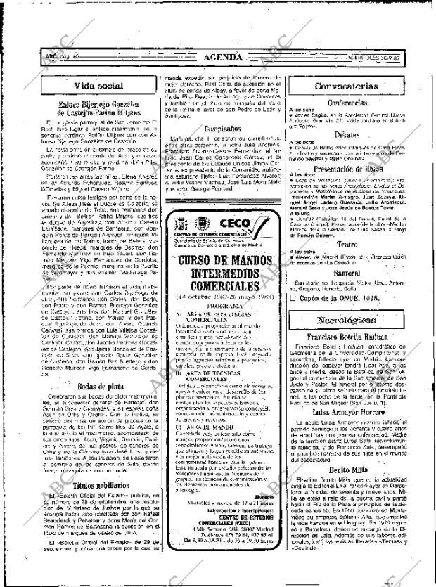 ABC MADRID 30-09-1987 página 40