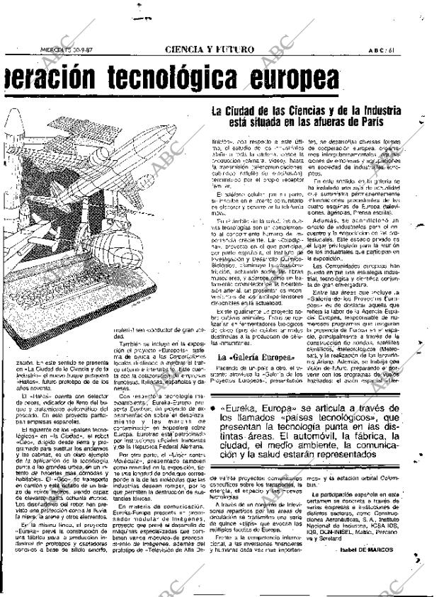 ABC MADRID 30-09-1987 página 61