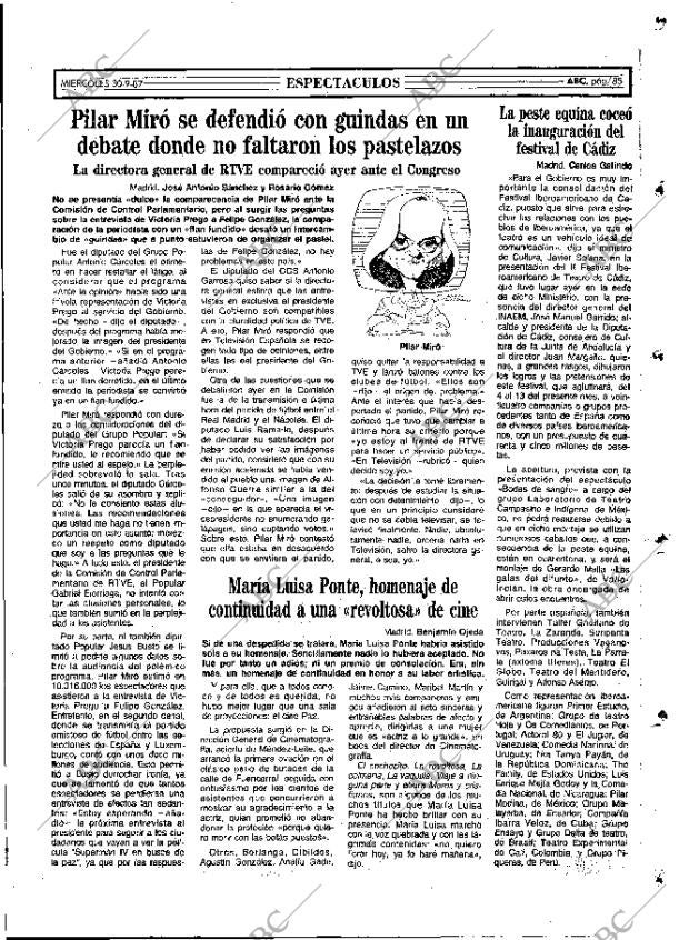 ABC MADRID 30-09-1987 página 85