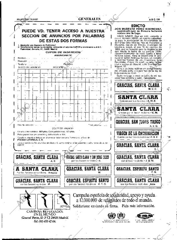 ABC MADRID 30-09-1987 página 99