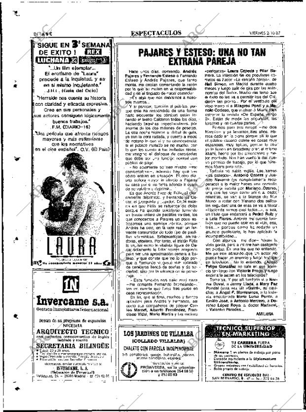 ABC MADRID 02-10-1987 página 84