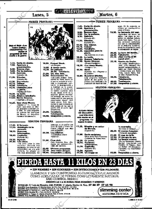 ABC SEVILLA 05-10-1987 página 86