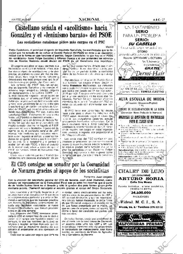 ABC MADRID 06-10-1987 página 27