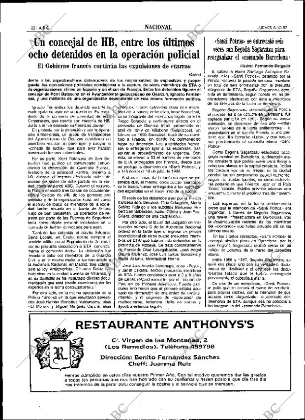 ABC SEVILLA 08-10-1987 página 22