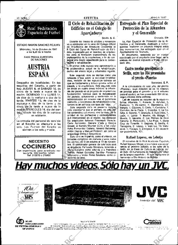 ABC SEVILLA 08-10-1987 página 48