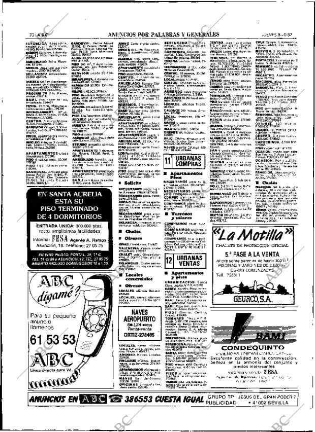 ABC SEVILLA 08-10-1987 página 70