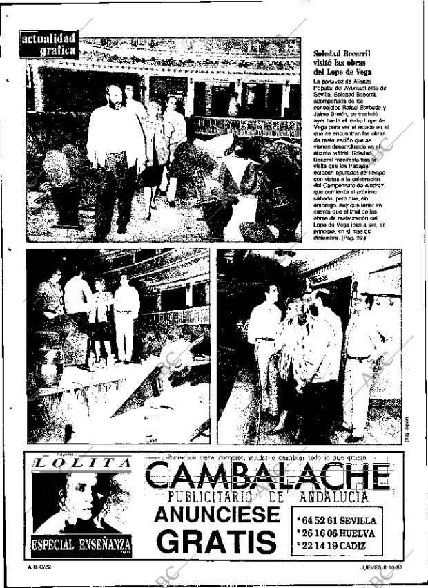 ABC SEVILLA 08-10-1987 página 82