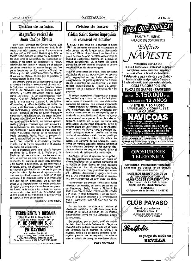 ABC SEVILLA 12-10-1987 página 67