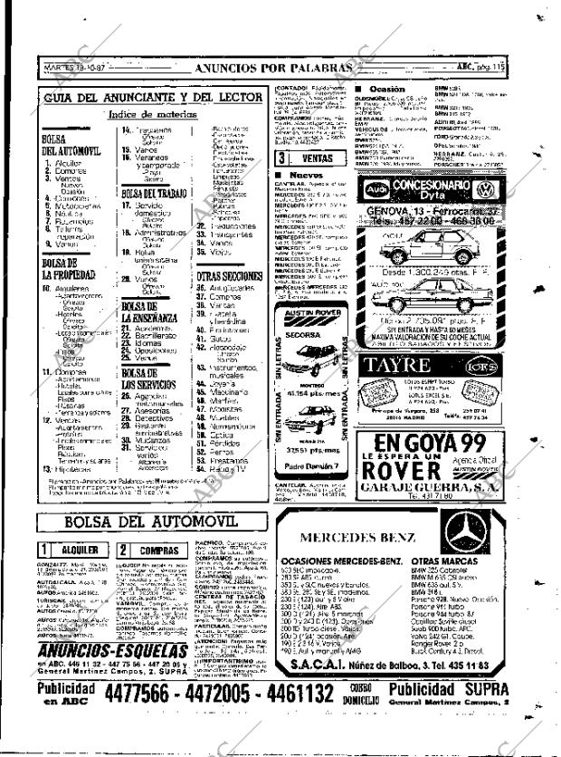 ABC MADRID 13-10-1987 página 115