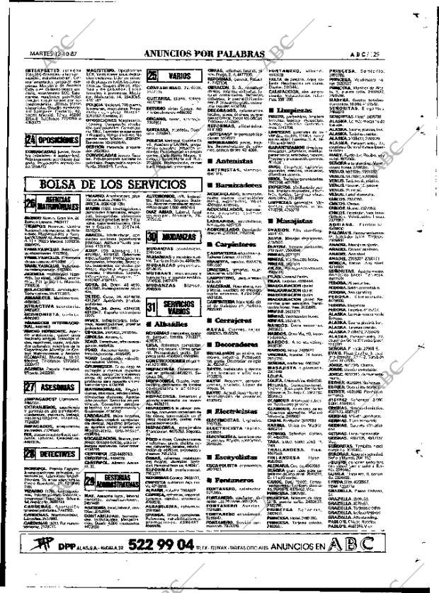 ABC MADRID 13-10-1987 página 129